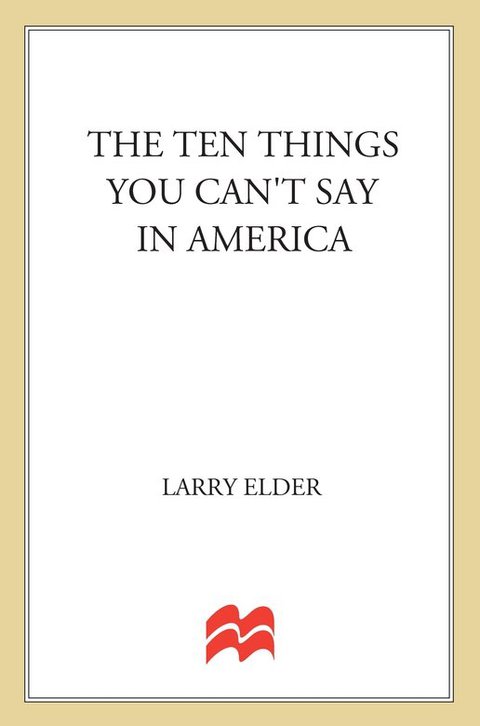 Cover image for book The Ten Things You Can't Say In America