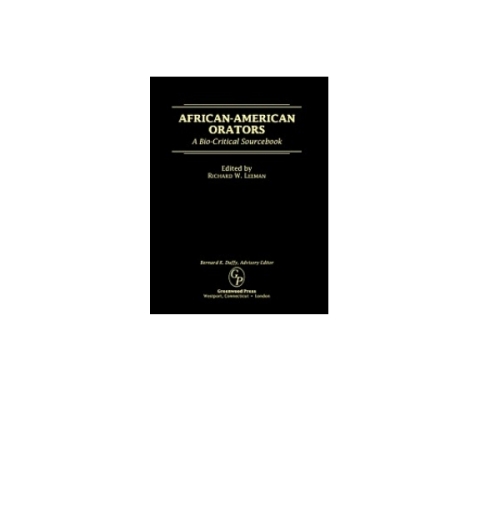 Cover image for book African-American Orators