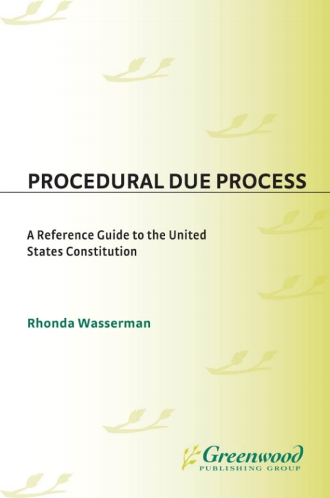 Cover image for book Procedural Due Process
