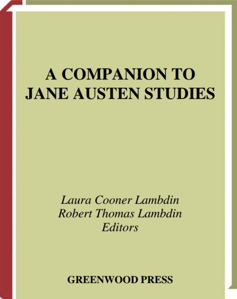 A Companion to Jane Austen Studies 