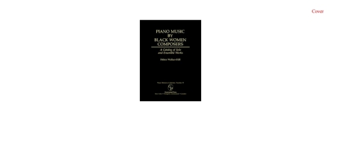 Piano Music by Black Women Composers 