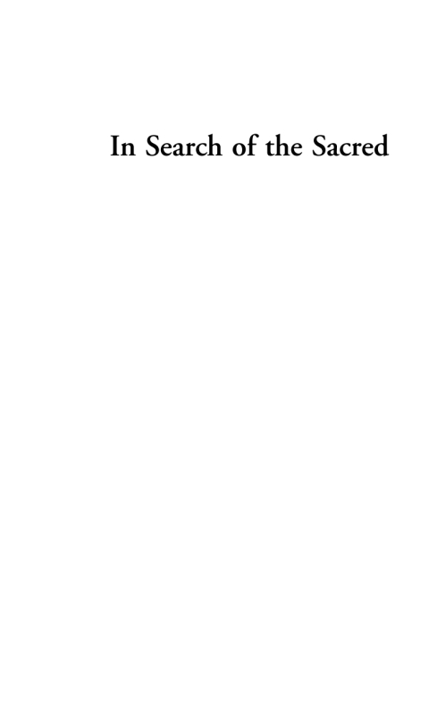 In Search of the Sacred 