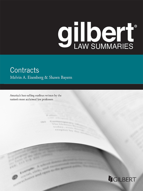 Cover image for book Eisenberg and Bayern's Gilbert Law Summaries on Contracts