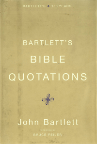 Cover image: Bartlett's Bible Quotations 9780316086677