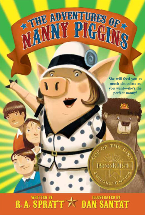 Cover image for book The Adventures of Nanny Piggins