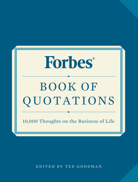 Cover image for book Forbes Book of Quotations