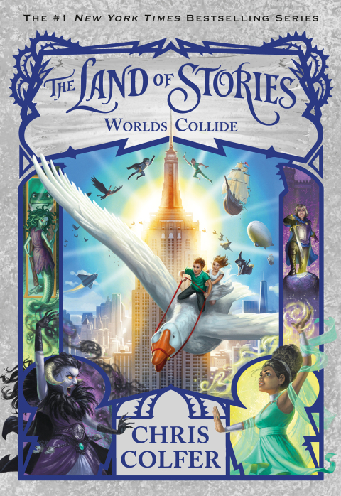 Cover image for book The Land of Stories: Worlds Collide