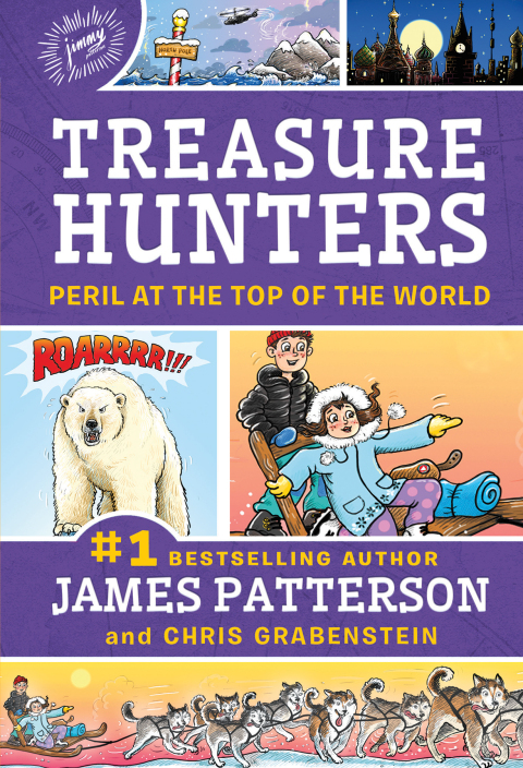 Cover image for book Treasure Hunters: Peril at the Top of the World