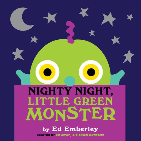 Cover image for book Nighty Night, Little Green Monster