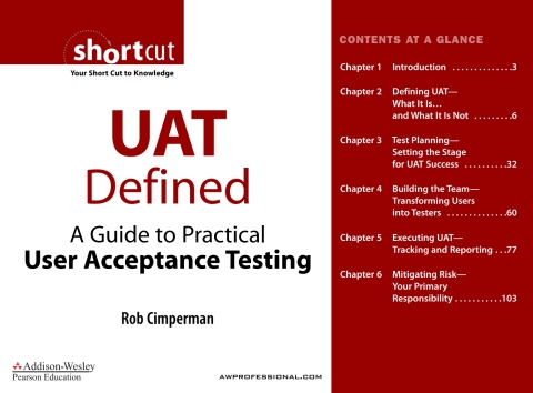 Cover image for book UAT Defined