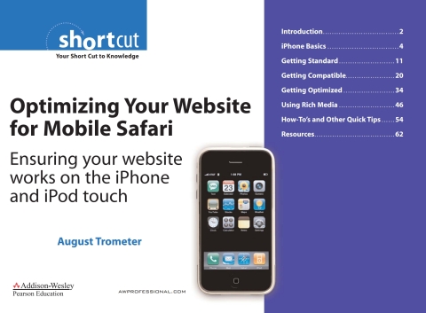 Cover image for book Optimizing Your Website for Mobile Safari