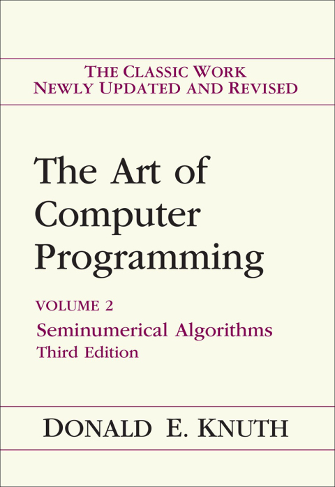 Cover image for book The Art of Computer Programming