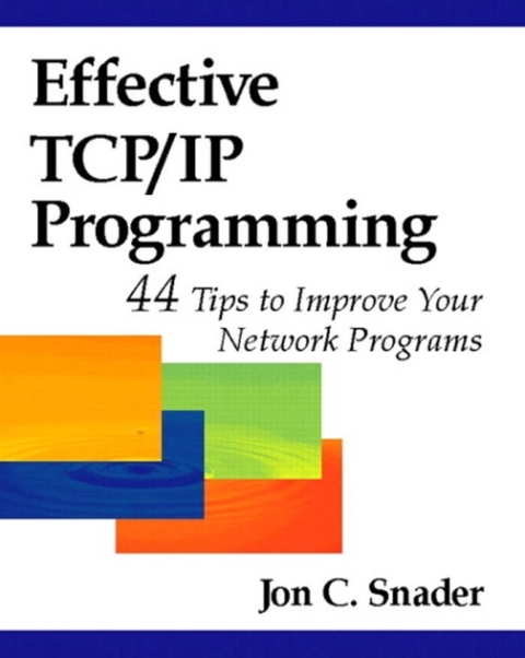 Cover image for book Effective TCP/IP Programming