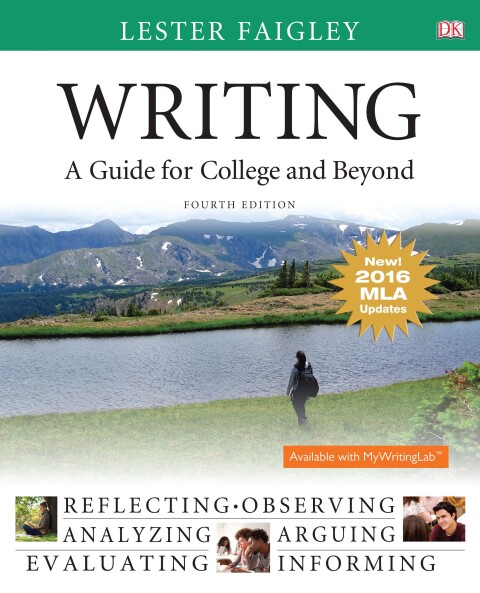 Cover image for book Writing: A Guide for College and Beyond