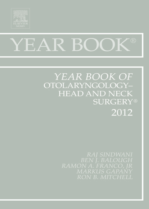 Cover image for book Year Book of Otolaryngology - Head and Neck Surgery 2012