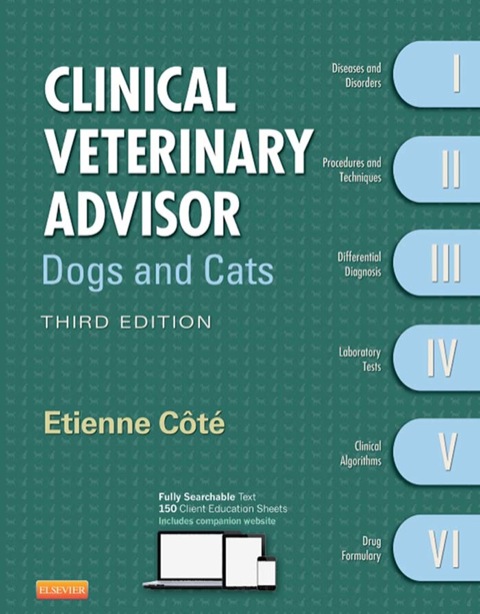Cover image for book Clinical Veterinary Advisor: Dogs and Cats