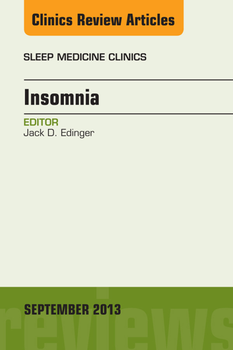 Cover image for book Insomnia, An Issue of Sleep Medicine Clinics