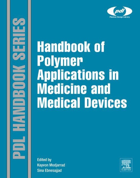 Cover image for book Handbook of Polymer Applications in Medicine and Medical Devices