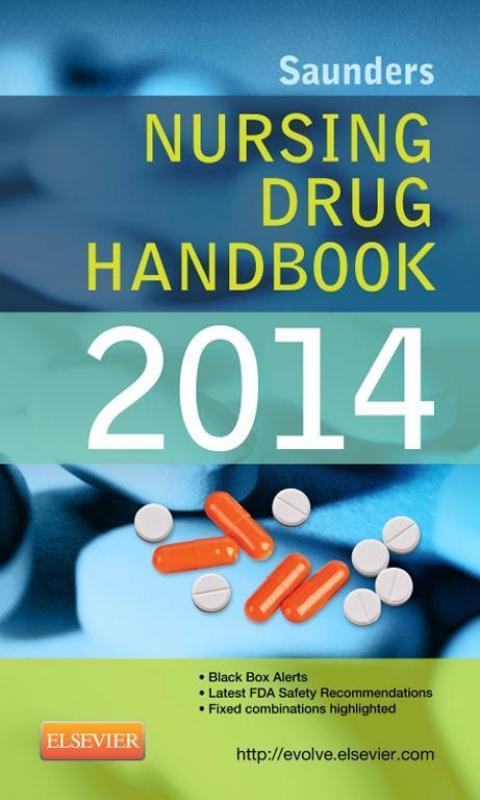 Cover image for book Saunders Nursing Drug Handbook 2014
