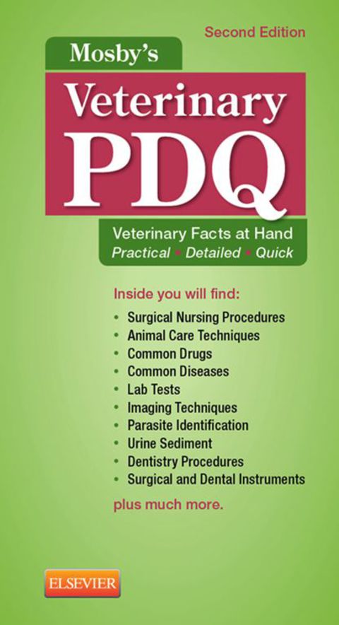 Cover image for book Mosby's Veterinary PDQ