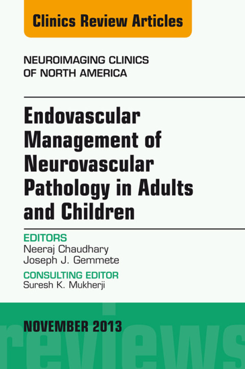 Cover image for book Endovascular Management of Neurovascular Pathology in Adults and Children, An Issue of Neuroimaging Clinics