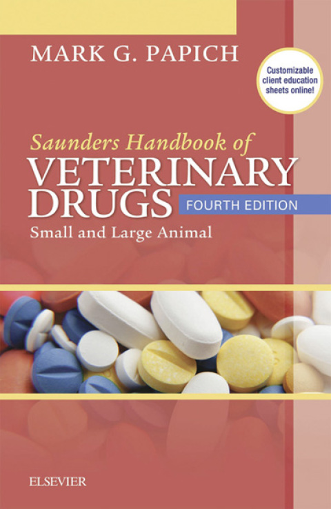Cover image for book Saunders Handbook of Veterinary Drugs