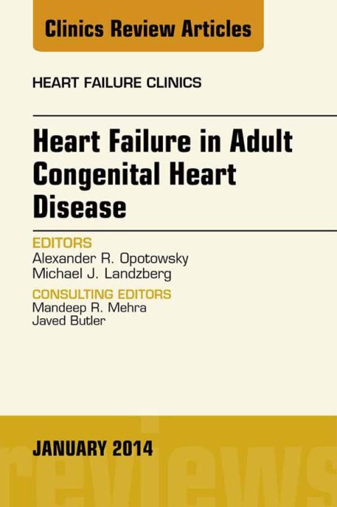 Cover image for book Heart Failure in Adult Congenital Heart Disease, An Issue of Heart Failure Clinics