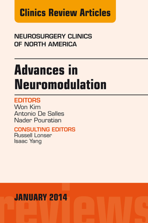 Cover image for book Advances in Neuromodulation, An Issue of Neurosurgery Clinics of North America, An Issue of Neurosurgery Clinics