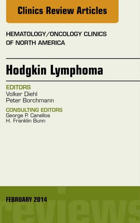 Cover image for book Hodgkin's Lymphoma, An Issue of Hematology/Oncology