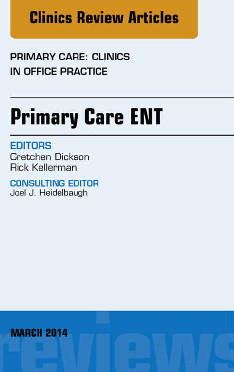 Cover image for book Primary Care ENT, An Issue of Primary Care: Clinics in Office Practice