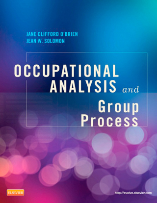 Occupational Analysis and Group Process
