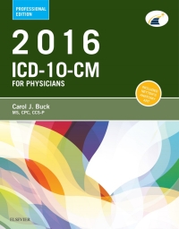 صورة الغلاف: 2016 ICD-10-CM Physician Professional Edition 9780323279765