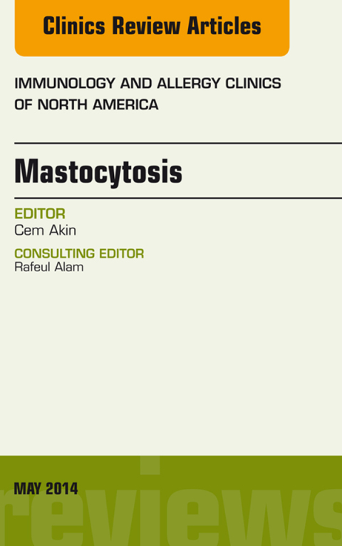 Cover image for book Mastocytosis, An Issue of Immunology and Allergy Clinics