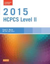 Cover image: 2015 HCPCS Level II Standard Edition 9780323279840