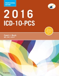 Cover image: 2016 ICD-10-PCS Professional Edition 9780323289184