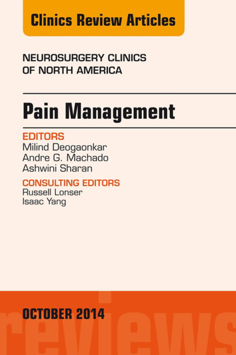 Cover image for book Pain Management, An Issue of Neurosurgery Clinics of North America