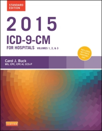 Cover image: 2015 ICD-9-CM for Hospitals, Volumes 1, 2 and 3 Standard Edition 9780323352512