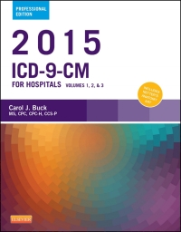 صورة الغلاف: 2015 ICD-9-CM for Hospitals, Volumes 1, 2 and 3 Professional Edition 9780323352505