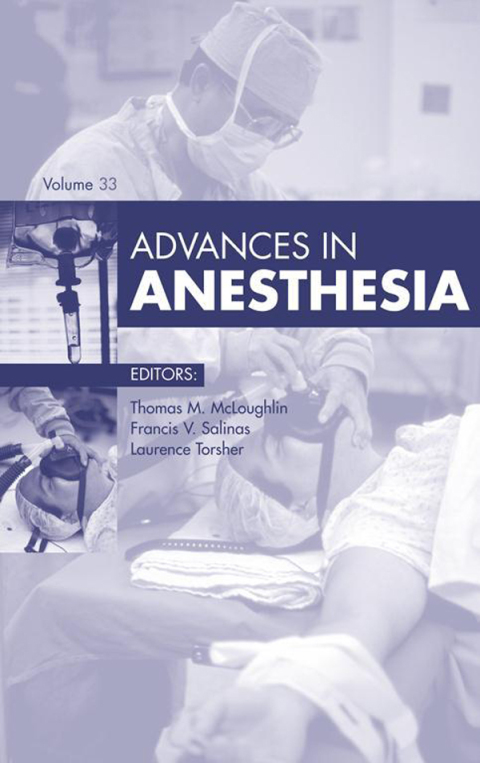 Cover image for book Advances in Anesthesia 2015