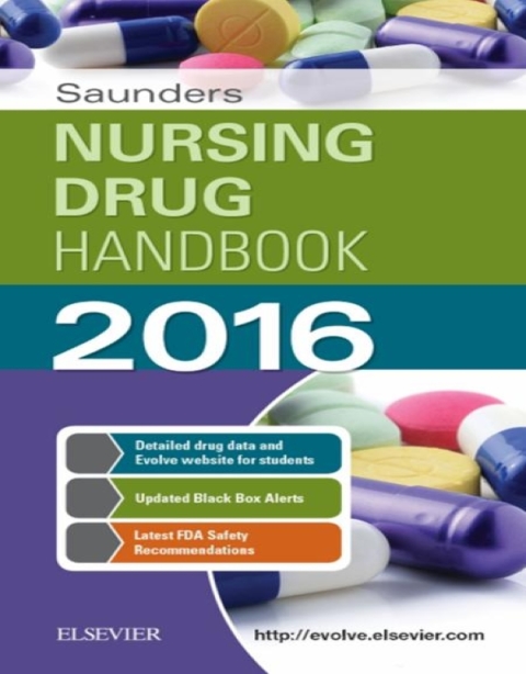 Cover image for book Saunders Nursing Drug Handbook 2016