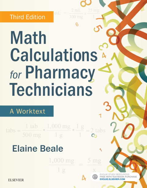 Cover image for book Match Calculations for Pharmacy Technicians custom e-book for Ross education