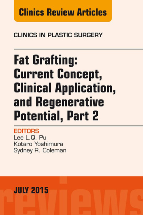 Fat Grafting: Current Concept, Clinical Application, and Regenerative Potential, PART 2, An Issue of Clinics in Plastic Surgery 