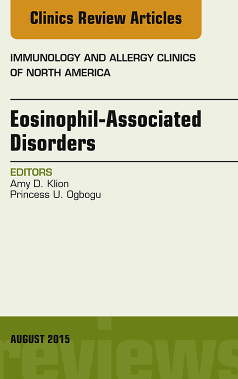 Cover image for book Eosinophil-Associated Disorders, An Issue of Immunology and Allergy Clinics of North America