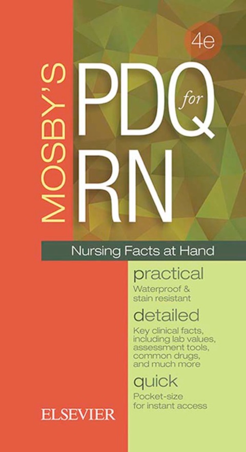 Cover image for book Mosby's PDQ for RN - E-Book