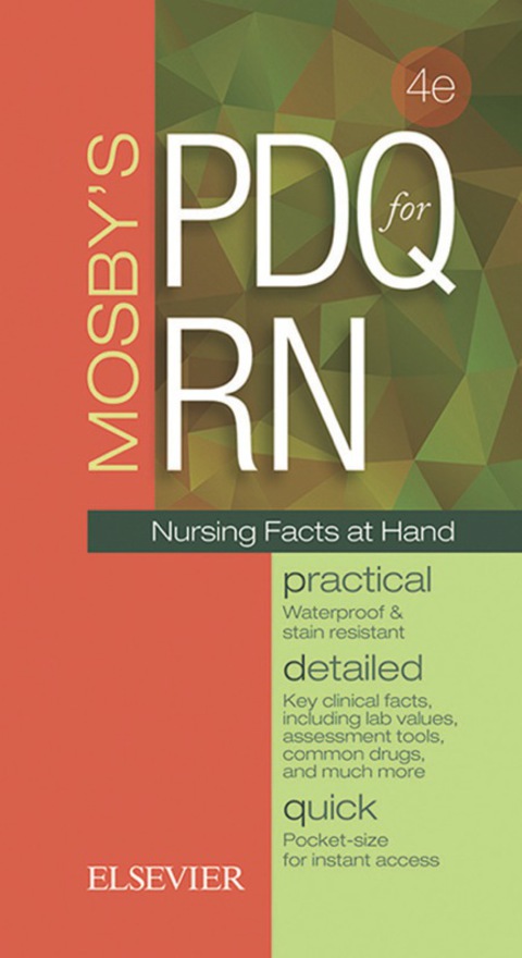 Cover image for book Mosby's PDQ for RN: Practical, Detailed, Quick