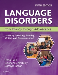Cover image: Language Disorders from Infancy through Adolescence 5th edition 9780323442343