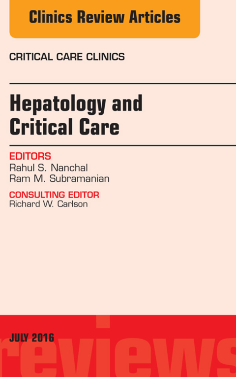 Cover image for book Hepatology and Critical Care, An Issue of Critical Care Clinics