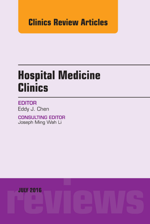 Cover image for book Volume 5, Issue 3, An Issue of Hospital Medicine Clinics