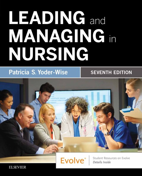 Cover image for book Leading and Managing in Nursing - Elsevier eBook on VitalSource