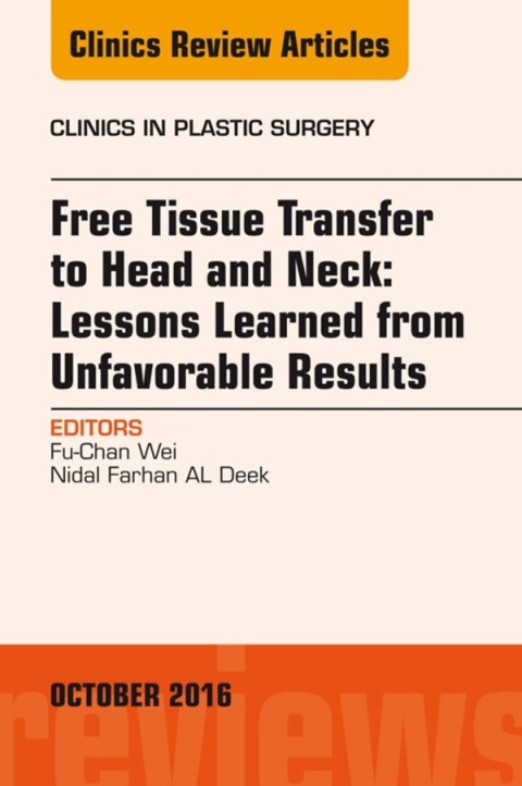 Cover image for book Free Tissue Transfer to Head and Neck: Lessons Learned from Unfavorable Results, An Issue of Clinics in Plastic Surgery